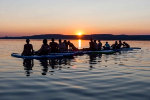 Balaton-järvi: Auringonlaskun SUP-kierros Tihanyn kansallispuistossa