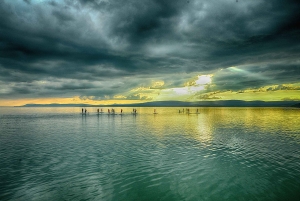 Balaton-järvi: Auringonlaskun SUP-kierros Tihanyn kansallispuistossa