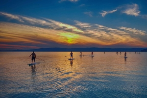 Balaton-järvi: Auringonlaskun SUP-kierros Tihanyn kansallispuistossa