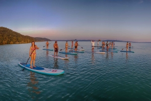 Balaton-järvi: Auringonlaskun SUP-kierros Tihanyn kansallispuistossa