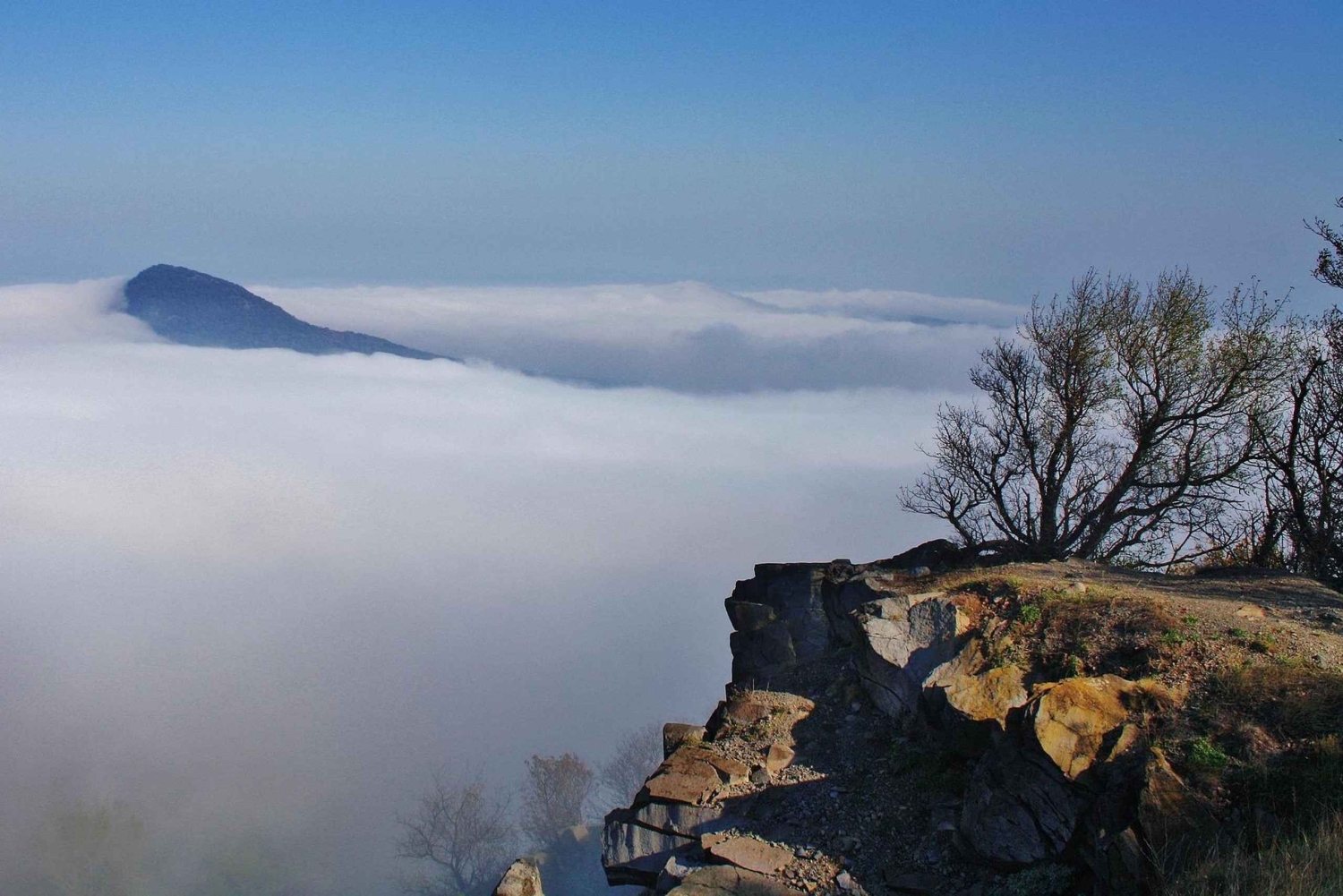Privat vandring på Badacsony-vulkanen med utsikt över Balatonsjön