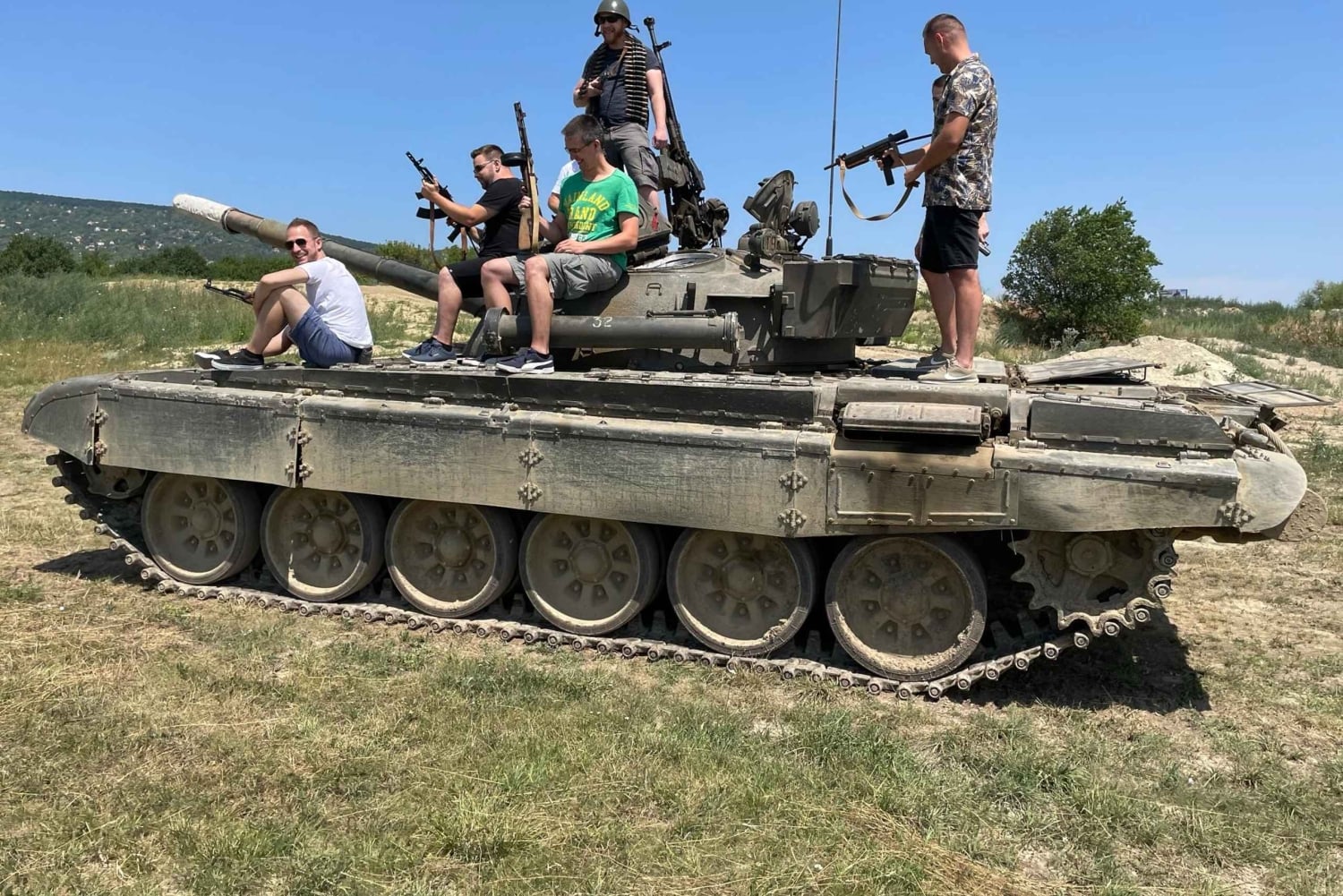 T-72 Tank Driving Heavy Metal Experience