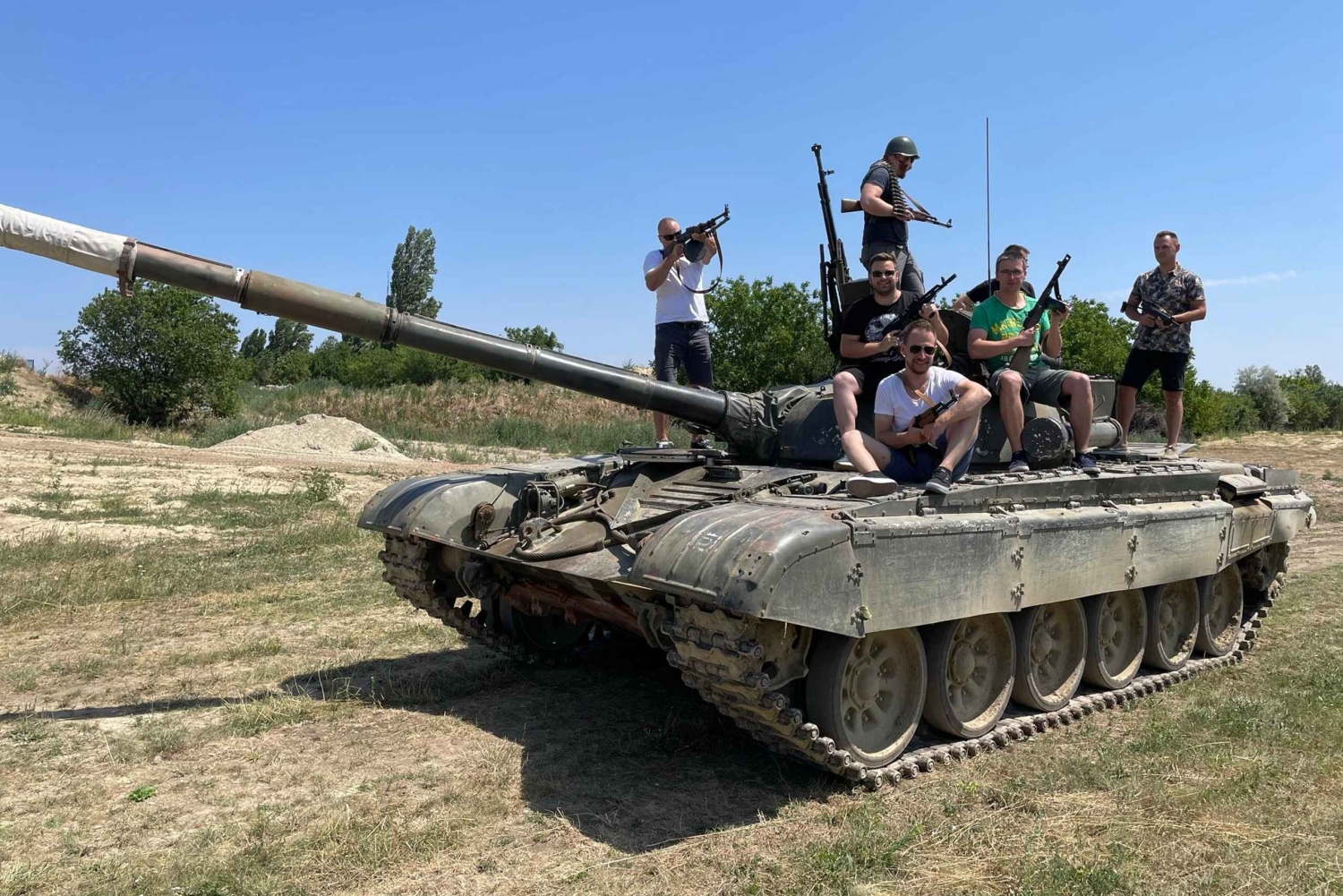 T-72 Tank Driving Heavy Metal Experience