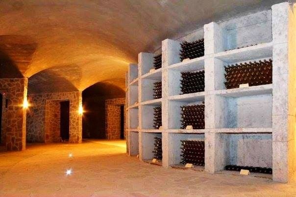 The wine cellar at Winery Complex Starosel