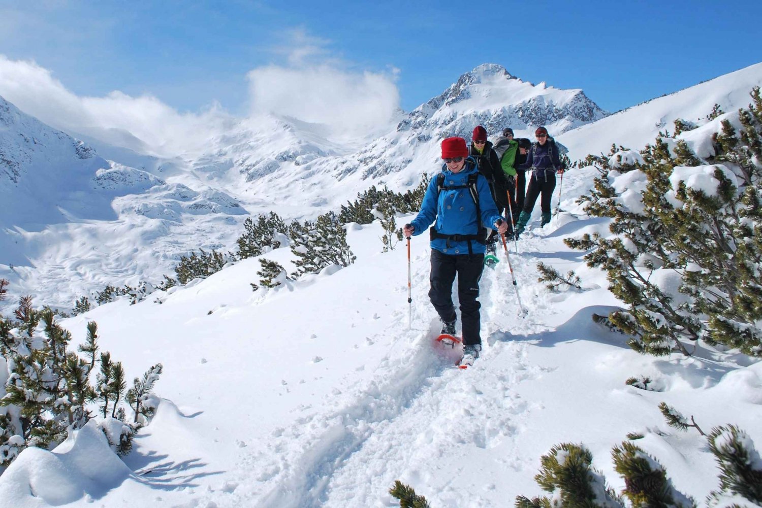 Bansko: Gemakkelijk sneeuwschoenwandelen Nationaal Park Pirin & thermaalbad