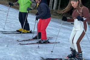 Боровец: 2 часа обучения катанию на лыжах