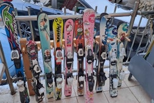 Borovets: Uthyrning av skid-/snowboardutrustning