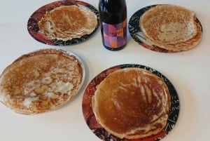 Kokkauskurssi Sofiassa: Hapanleivän pannukakkuja, viiniä ja kulttuuria