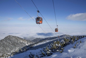 Dagsutflykt: Skidåkning i Borovets och avkoppling i termiska pooler och bastu