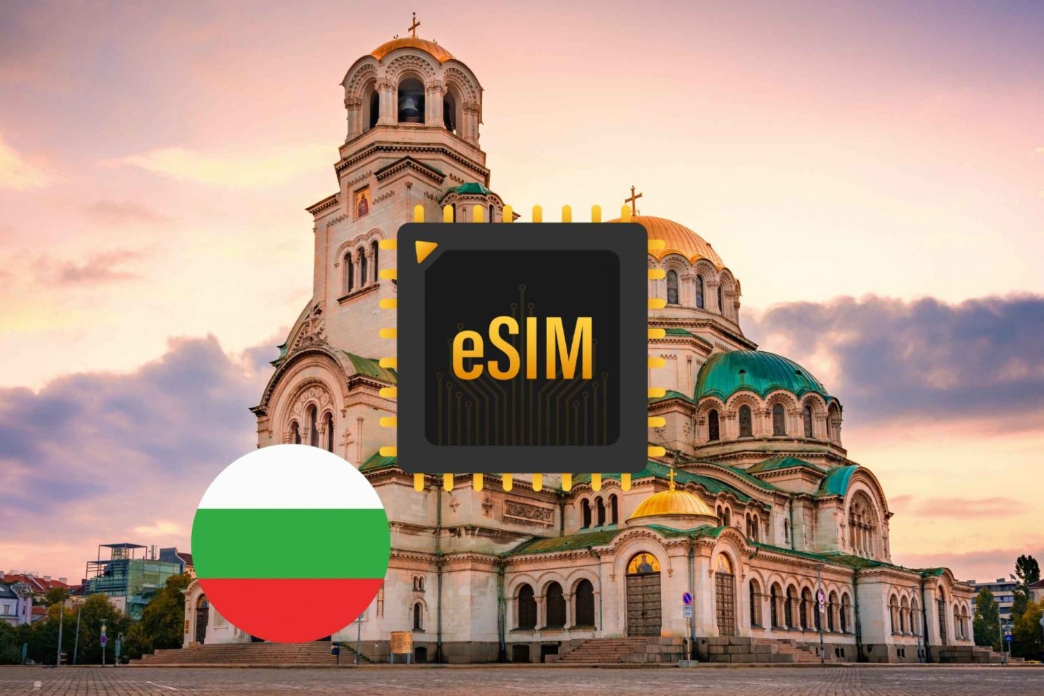 Sofia: Plano de dados de Internet eSIM Bulgária 4G/5G de alta velocidade