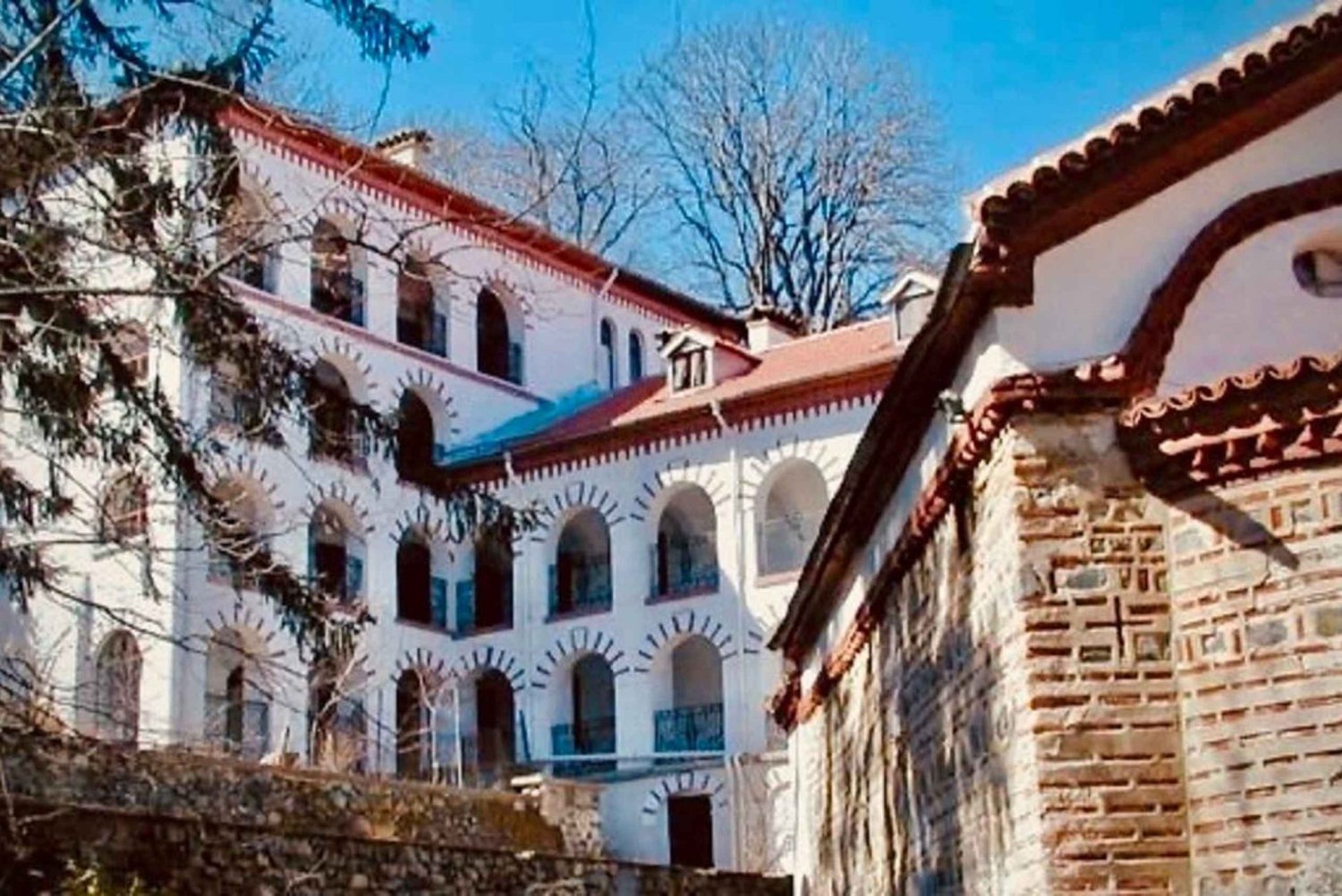 From Sofia: Alekov Waterfall & Dragalevski Monastery Tour