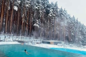 Från Sofia: Vinterdagsutflykt till Rila-berget för skidåkning och spa