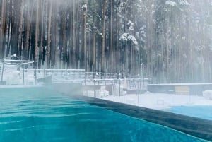 Från Sofia: Vinterdagsutflykt till Rila-berget för skidåkning och spa