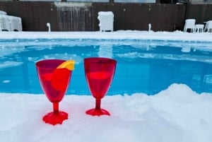 Från Sofia: Vinterdagsutflykt till Rila-berget för skidåkning och spa