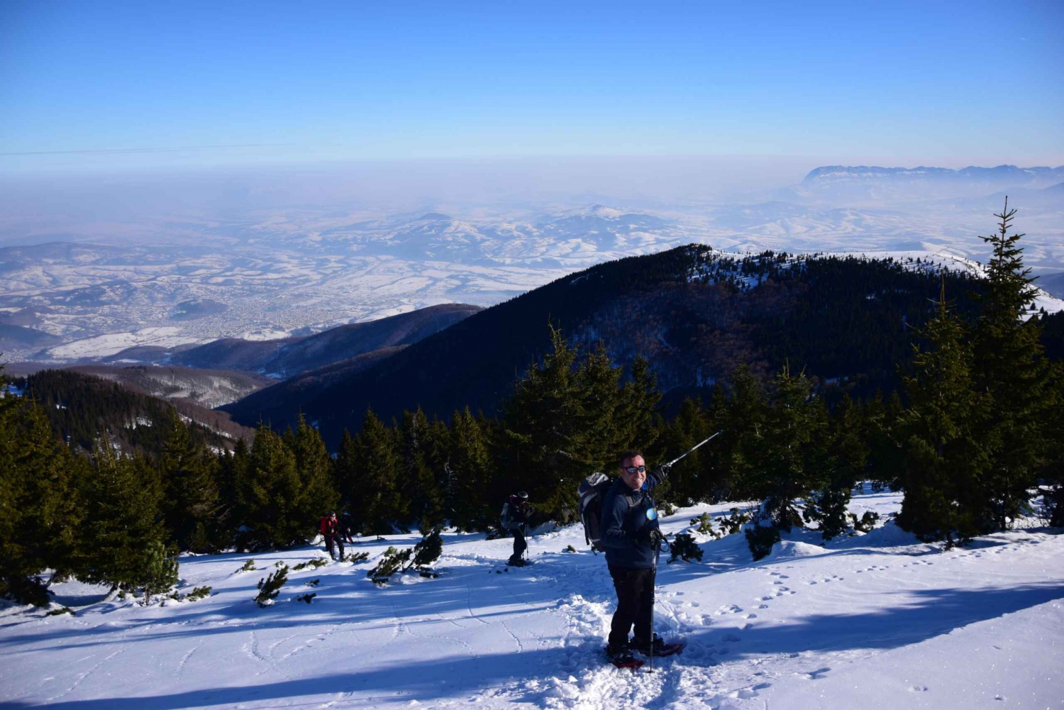 From Sofia: Snowshoe Hike on Vitosha Mountain