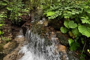 Hot thermal water,waterfall,Resilovski monastery from Sofia