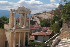 Plovdiv: Gamla stan Utforska Guide Romerska Ruiner & Vinprovning
