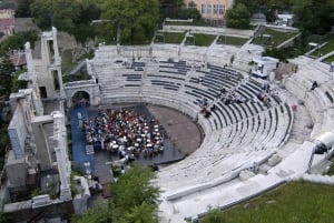 Tour privado de la ciudad de Plovdiv a pie Casco Antiguo y Estadio Antiguo