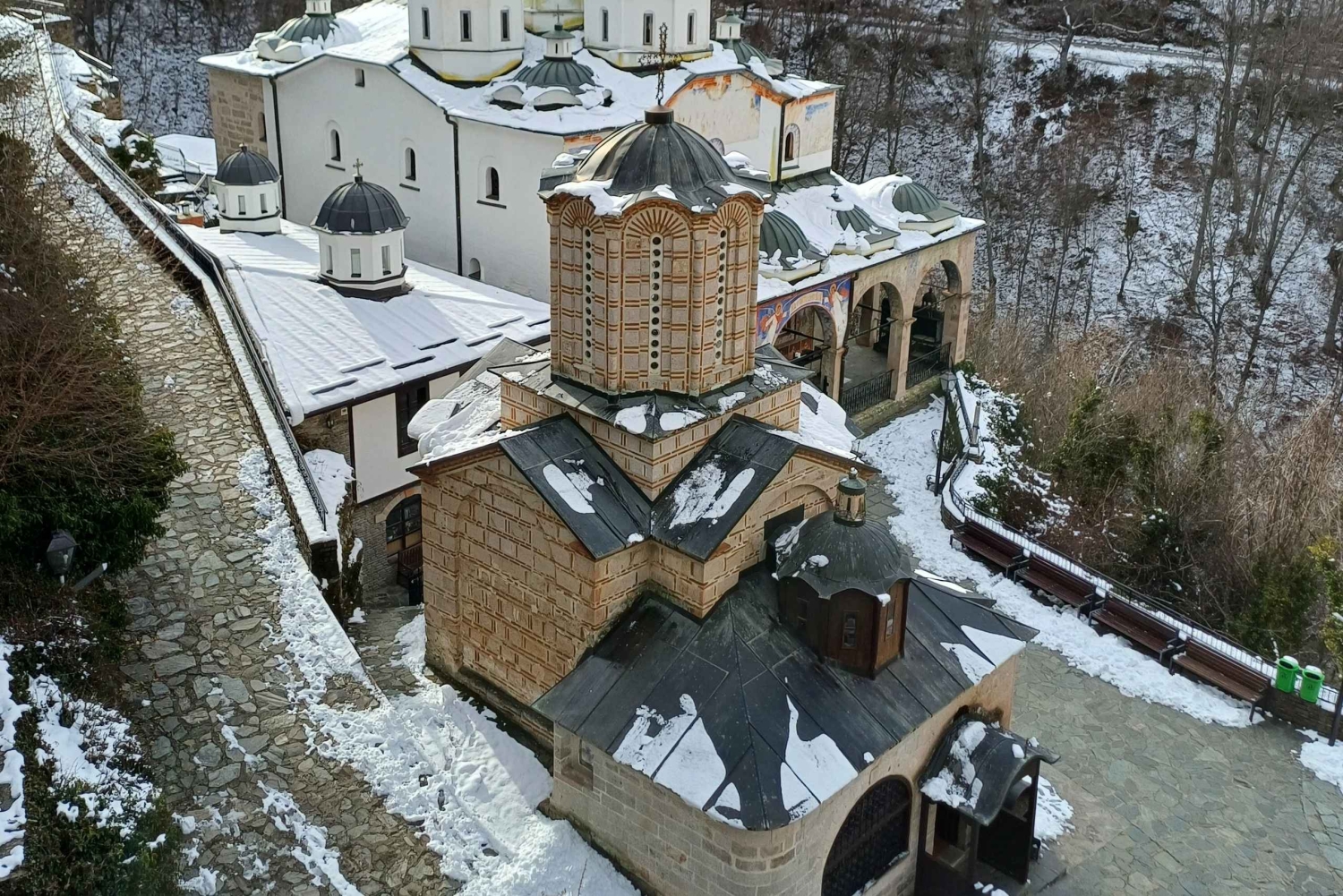 Viagem curta ao Mosteiro de Osogovo, Macedónia do Norte, a partir de Sófia