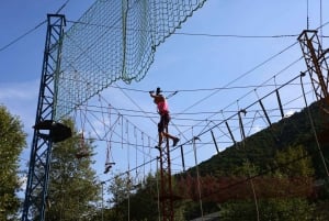 Simitli: Rope garden, zipline and rafting on Struma