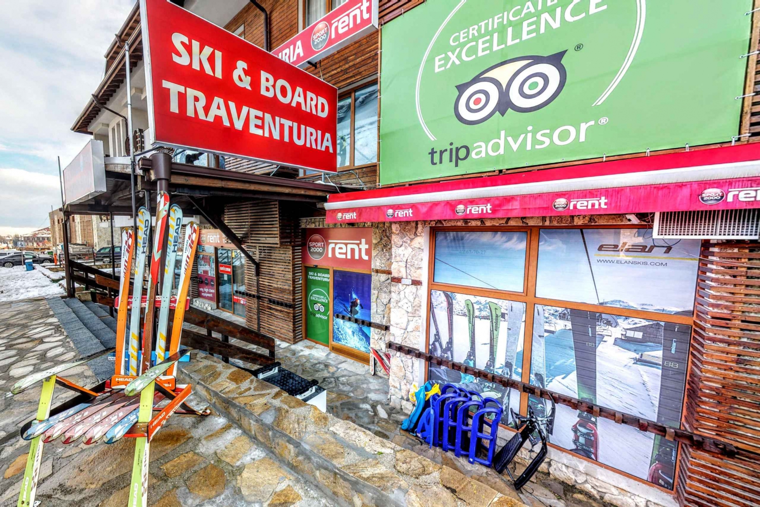 Ski- und Snowboardausrüstungsverleih in Bansko
