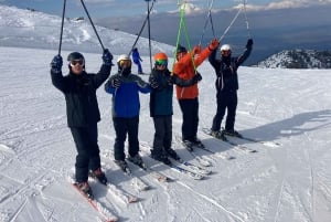 Ski lessons for beginners in Borovets ski resort