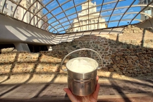 ソフィア：古代遺跡でのブルガリアヨーグルト試食会