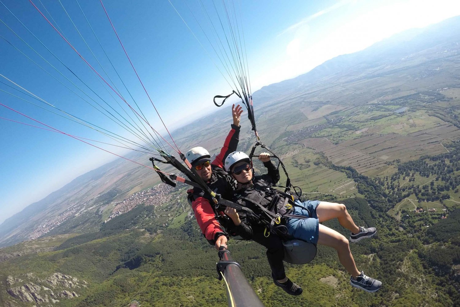 Sofia: Paragliding-avontuur met bezoek aan Koprivshtitsa