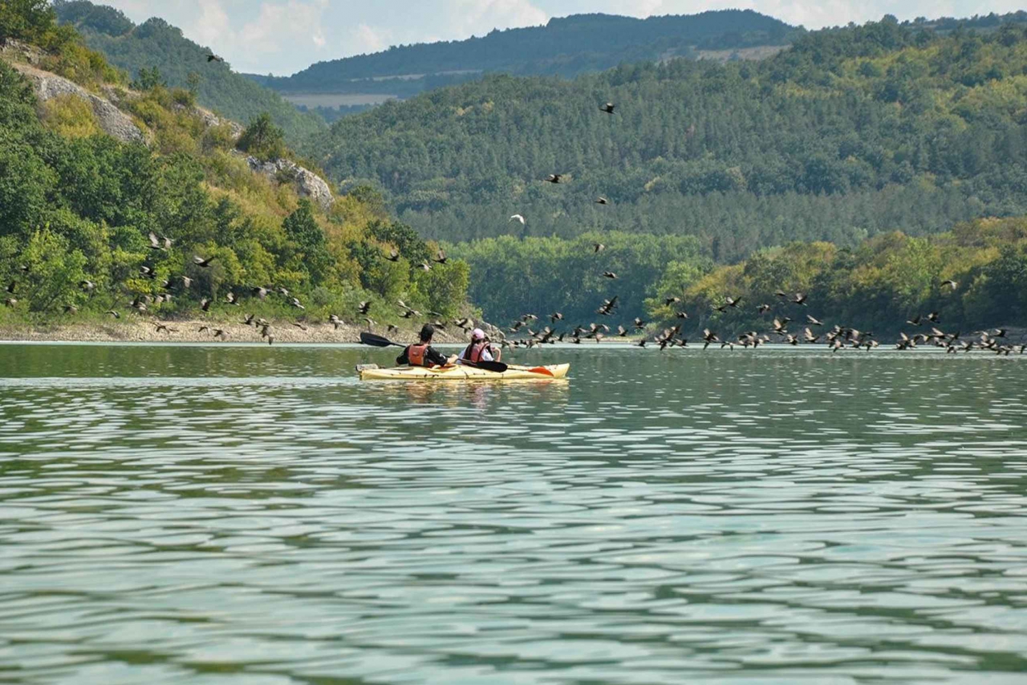 Stamboliski dam lake kayaking day tour
