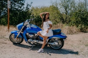 Veliko Tarnovo : circuit à moto Suzuki Boulevard M109R