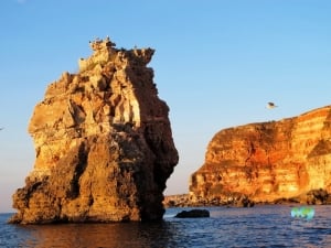 Rocks of Bolata near Kavarna at dawn