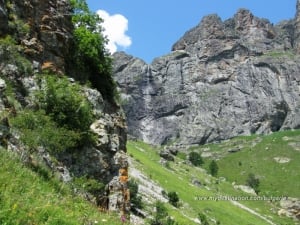 The Heavenly Spray waterfall in Central Balkan