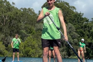 Byron Bay: stand-up paddleboard-leksjon + transport