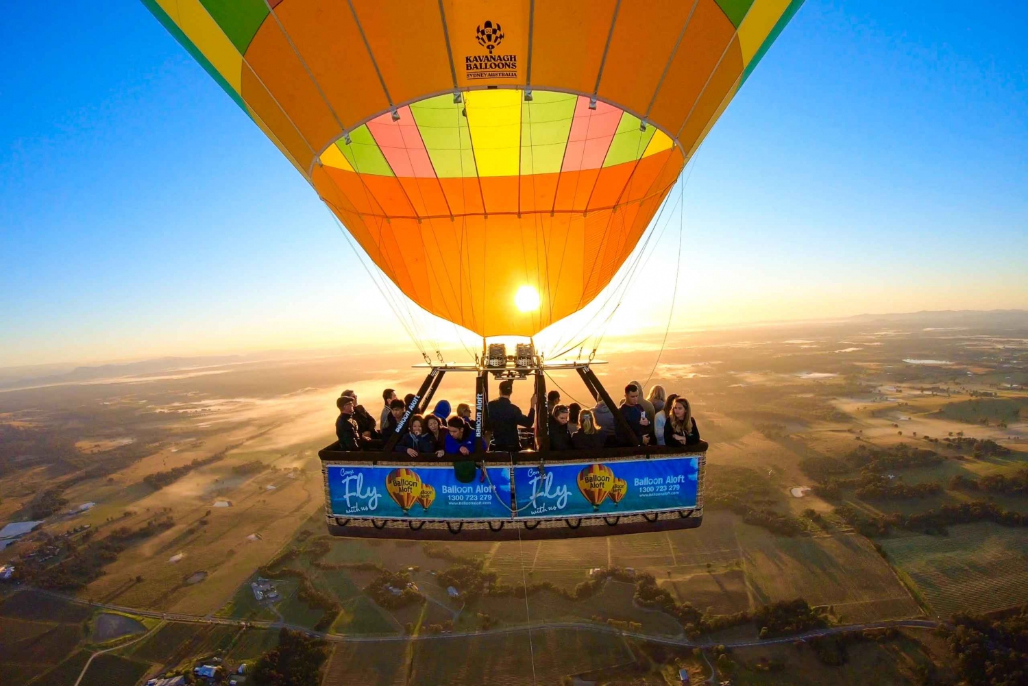 Byron Bay: Luftballonflyvning ved solopgang med morgenmad
