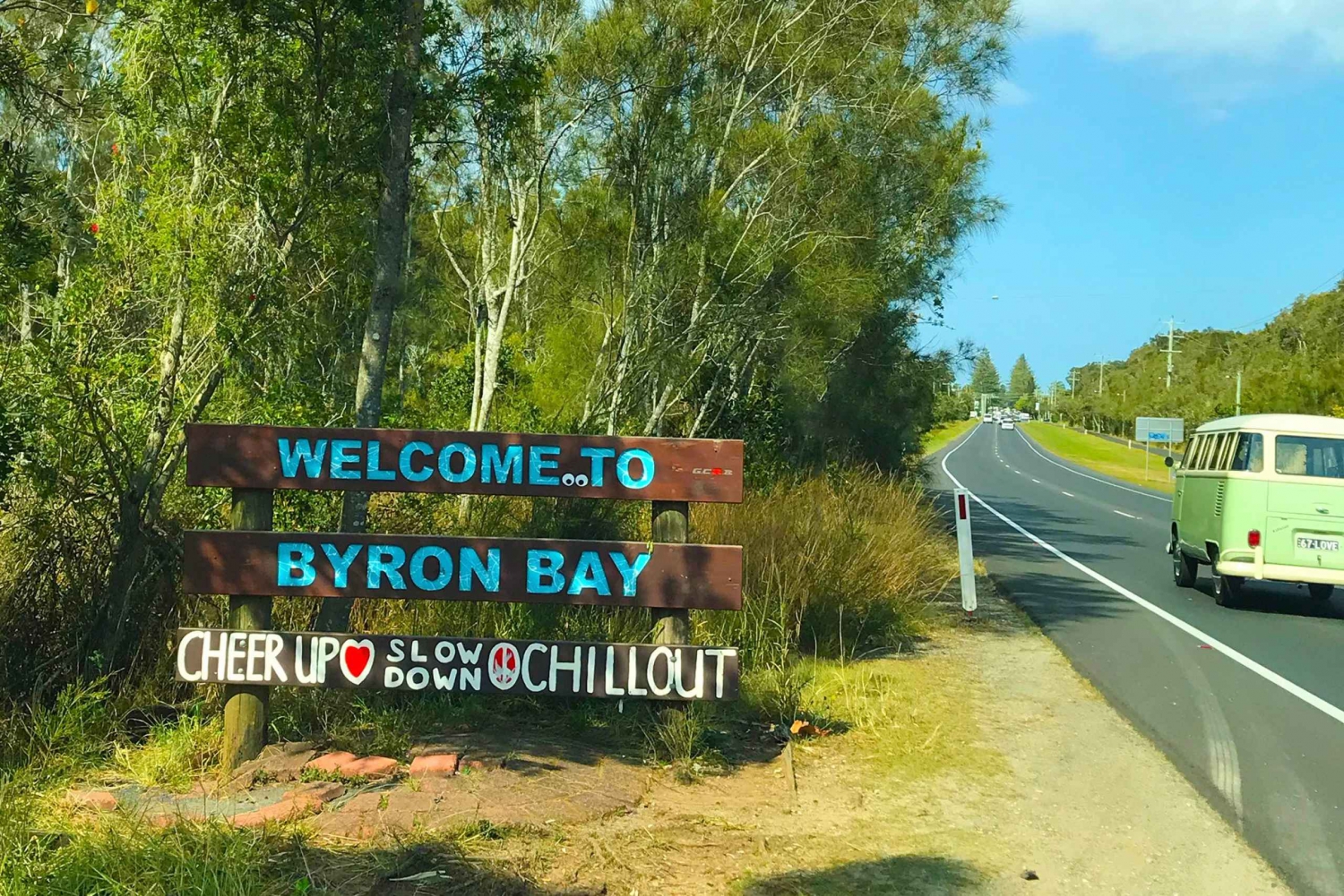 Fra Brisbane: Dagstur til Byron Bay, Bangalow og Gold Coast