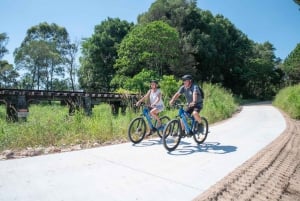 Spoorwegpad door de noordelijke rivieren: E-bike verhuur - trail side verhuur