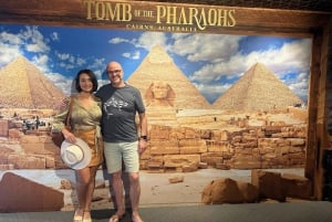 Visite de l'Égypte antique au coucher du soleil avec dîner à 3 plats à Cairns