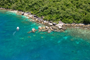 Cairns: Det bedste af Fitzroy Island Færge, frokost, snorkling og tur