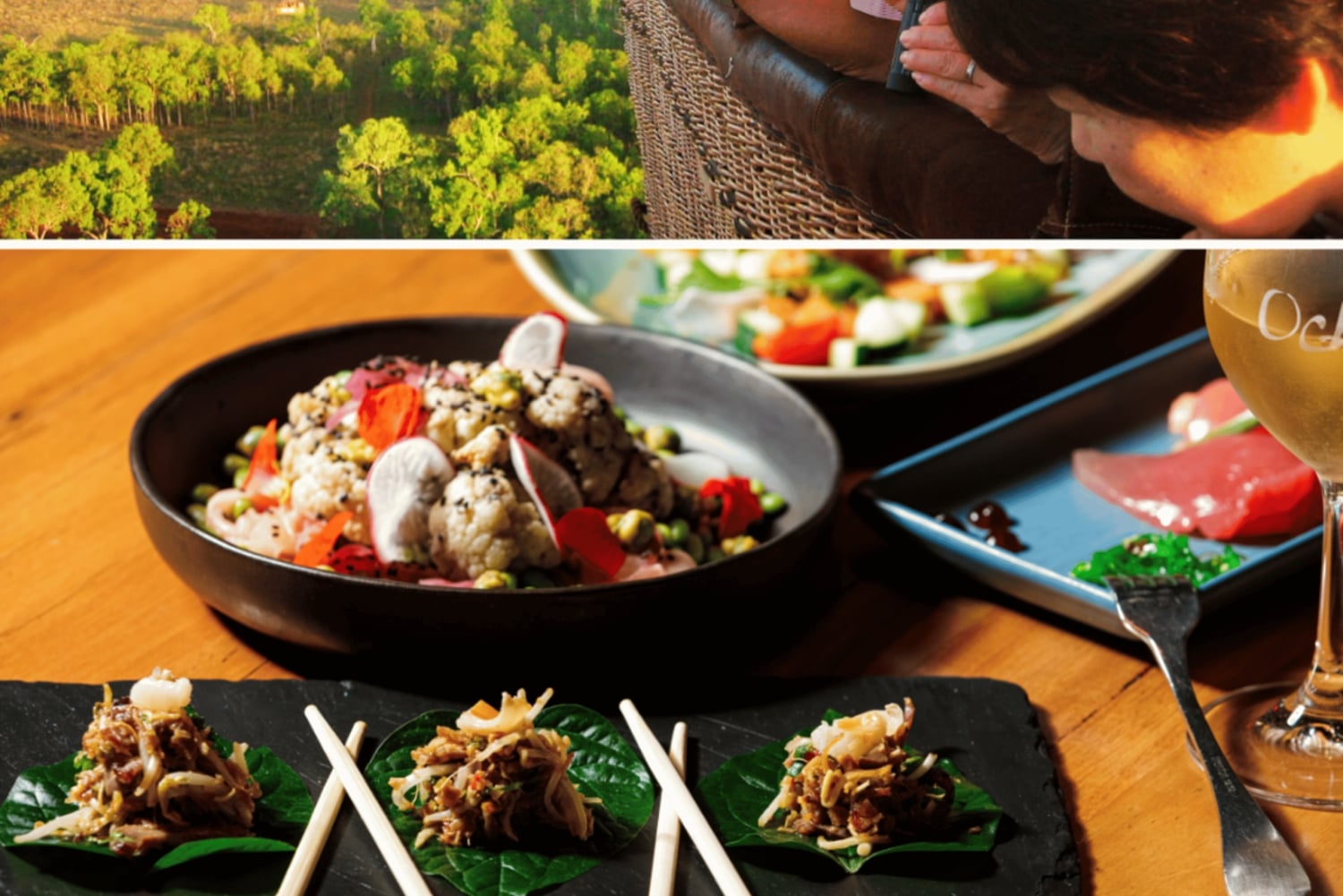 Кэрнс: полет на воздушном шаре и обед из 3 блюд