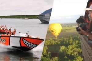 Cairns: vuelo en globo aerostático y paseo en lancha motora