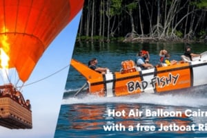 Cairns: vuelo en globo aerostático y paseo en lancha motora