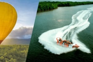Cairns: vuelo en globo aerostático y paseo en lancha motora