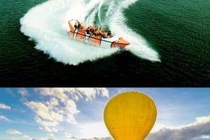 Cairns: vuelo en globo aerostático y paseo en lancha motora