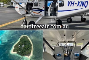Cairns: zewnętrzne krawędzie malowniczego lotu Wielkiej Rafy Koralowej
