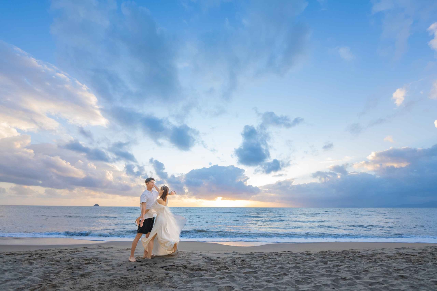 Cairns : Palm Cove Beach et transfert à l'aéroport avec photographe
