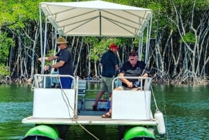 Cairns: Pontoon Boat Hire with Optional BBQ and Fishing Hire