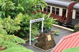 Cairns: Omvisning i liten gruppe i Kuranda via Scenic Rail og Skyrail