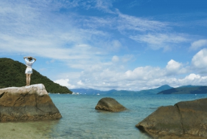 Fra Cairns: Moore Reef, Fitzroy Island Tour med helikopter