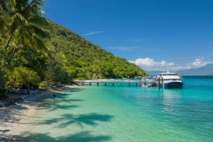 Fra Cairns: Moore Reef, Fitzroy Island Tour med helikopter