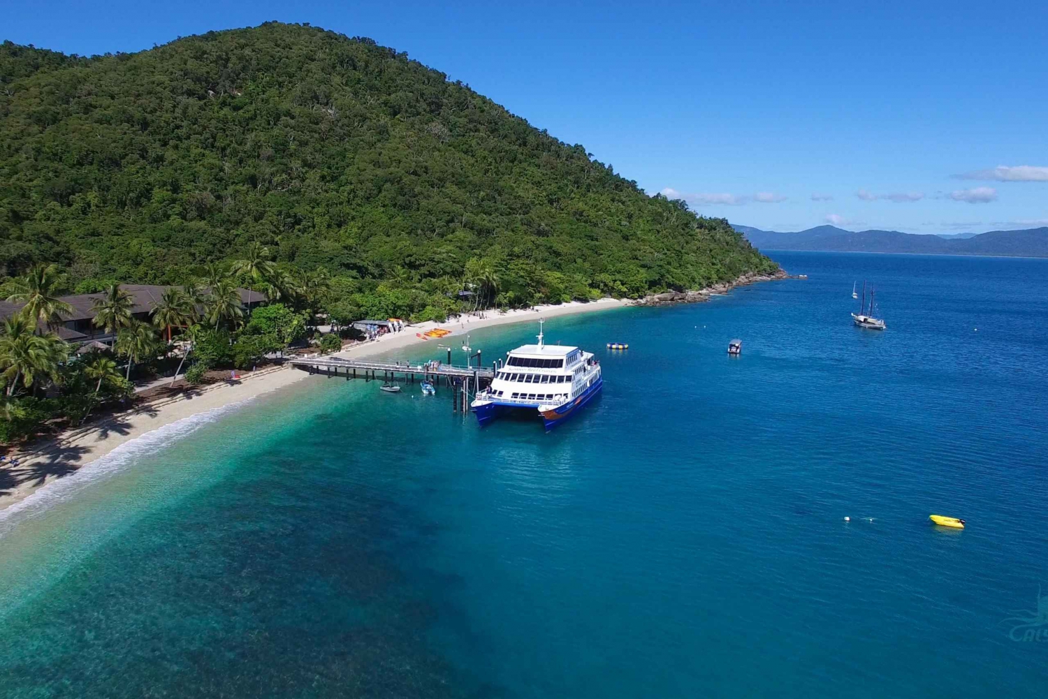 From Cairns: Full Day on Fitzroy Island, Return Boat